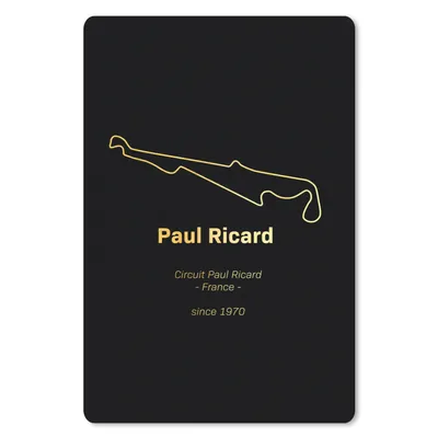 Produktbild von MuchoWow® Mauspad Mousepad Frankreich - Formel 1 - Rennstrecke 18x27 cm - Mousepads - Maus Mat - Pad - Mausunterlage