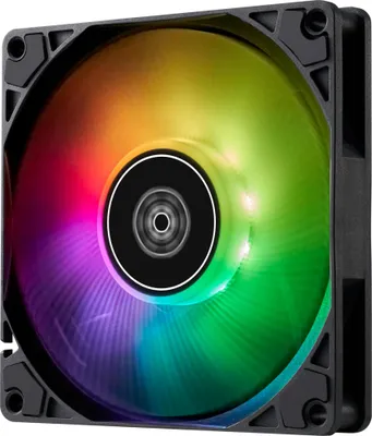 Produktbild von Silverstone Air Slimmer 90 ARGB, Ventilator, 9,2 cm, 500 RPM, 2500 RPM, Schwarz