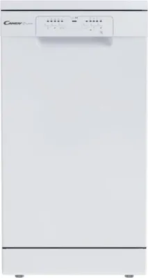 Produktbild von Candy Brava CDPH 2L1049W-01, Freistehend, Single (45 cm breit), Weiß, Weiß, Tasten, 2 Korb/Körbe
