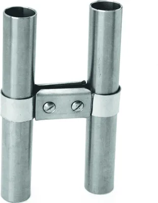Produktbild von Haltegriffverbinder, 22mm, 90mm, Edelstahl, A2