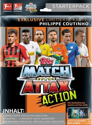 Produktbild von Topps Match Attax ACTION 2019/20 - 1 Starter