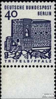 Produktbild von Briefmarken Berlin (West) 1964 Mi 245 Unterrandstück postfrisch Bauwerke