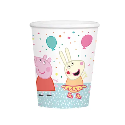 Produktbild von Gobelets en papier Peppa Pig - 8 pièces - 250 ml