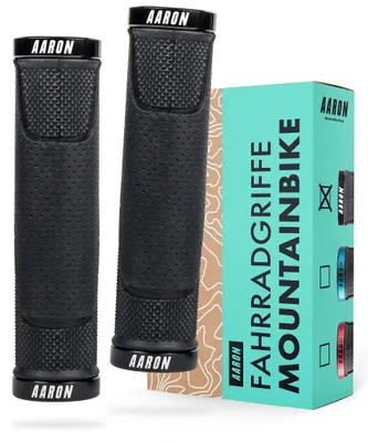 Produktbild von AARON MTB Fahrradgriffe Lenkergriffe Mountainbike schwarz
