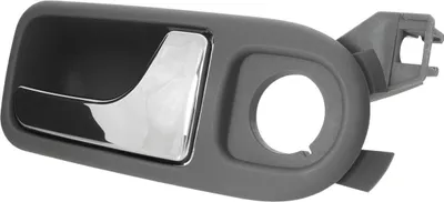 Image de Poignée de porte AVANT DROITE Intérieur Côté Passager Chrome en GRIS pour VW Lupo Seat Arosa