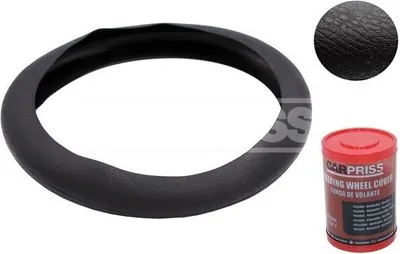 Produktbild von CARPRISS 79323342 Lenkradbezug Ø35-40cm Schwarz Lenkradhülle