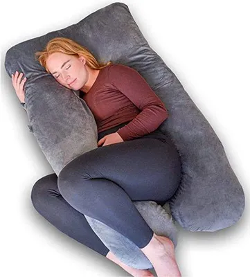 Obrázek produktu pro Těhotenské polštáře / polštáře na kojení – kojení a spánek pro miminko i maminku – těhotenský polštář 140 x 80 x 20 cm