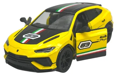 Produktbild von Kinsmart Lamborghini Urus Performante Gelb 1:40 Modellauto