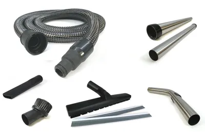 Produktbild von Kallefornia K657G3_Kit PVC Gewebeschlauch Werkzeugmuffe + Rohr + Düsen-Set für Bosch GAS 50M