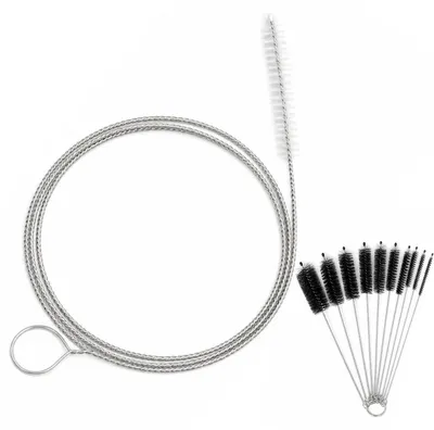 Produktbild von Schlauchbürste Set 11 Stück, 100 cm Rohrbürste für Strohhalme