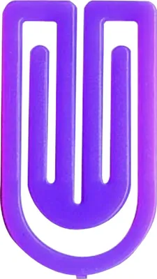 Produktbild von Büroklammern King Klip 27mm VE=20x75 Stück violett