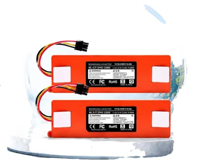 Image de Batterie pour aspirateur robot, 14,4V, capacité 12800mAh, 14,4V 12800mAh - 2 pièces