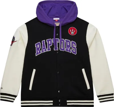 Produktbild von M&N Midweight Hooded Fleece Jacke - Toronto Raptors - M