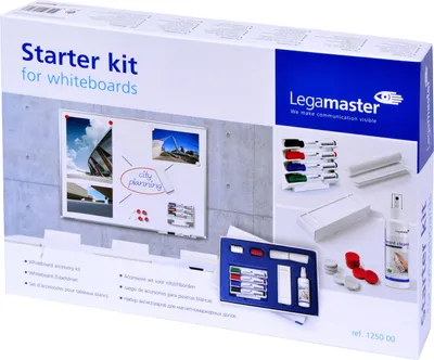Produktbild von Zubehörset Whiteboard-Starter Kit Packung mit 5 Stück