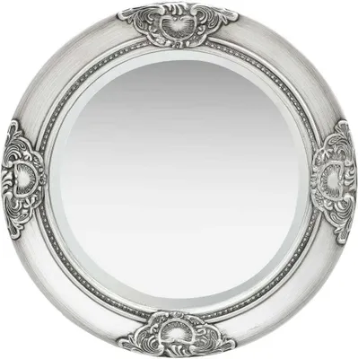 Image de Miroir mural style baroque 50 cm Argenté