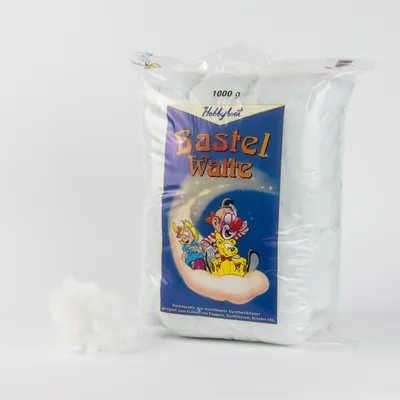 Produktbild von Füllstoff Füllmaterial Bastelwatte 1kg