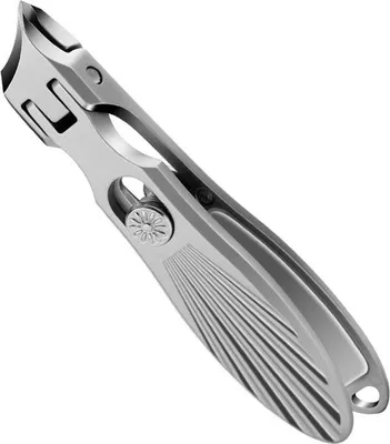 Image de INF Coupe-ongles oblique autobloquant argenté en acier inoxydable