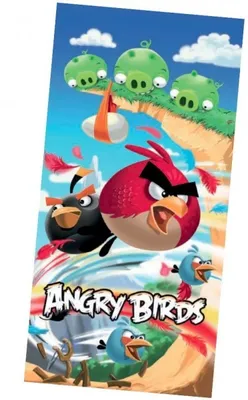 Produktbild von Angry Birds Strandhandtuch Cliffhanger