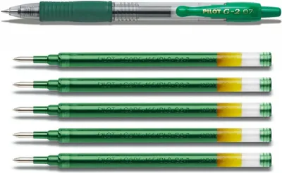 Produktbild von Pilot G2-07 grün + 5 Minen