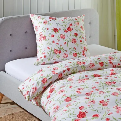 Produktbild von Traumschlaf Soft-Touch Mikrofaser Bettwäsche Nürnberg pink 240x220 cm + 2x 80x80 cm