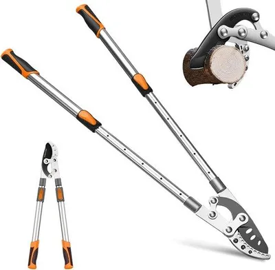 Immagine prodotto di Forbici telescopiche per rami, affilate, ergonomiche, 70-103 cm