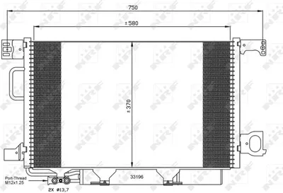 Zdjęcie produktu dla Skraplacz Klimatyzacji Db C209/A209/W203/Cl203