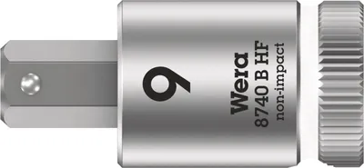 Produktbild von WERA Innensechskant-Steckschlüsseleinsatz SW 9 9,52 12 mm