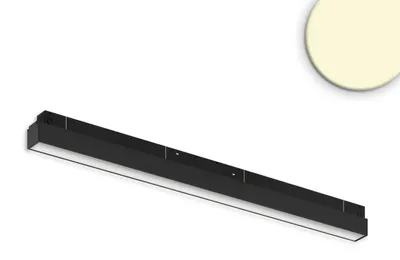 Produktbild von Isoled Track48 Linearleuchte 60cm schwarz, 20W, 120°, 48V, 3000K, CRI90, prismatisch, Line+ 116979