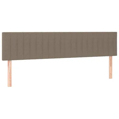 Produktbild von vidaXL Kopfteile Taupe 160x5x78/88 cm Stoff