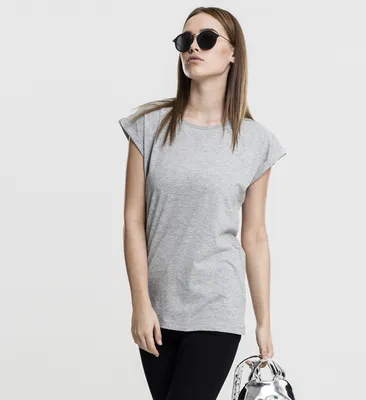 Immagine prodotto di Urban Classics Donna - Camicia a SPALLA ESTESA grigio - L