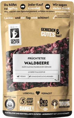 Produktbild von Waldbeerentee, lose, Früchtetee, Beerentee, 5 x 100g