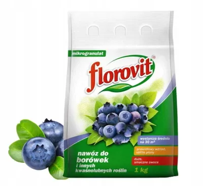Immagine prodotto di Florovit per mirtilli concime e altre piante amanti dell'acido sacchetto da 1 kg