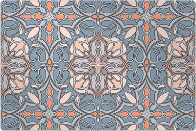 Produktbild von Küchenmatte 120x180 cm Vinylmatte Bodenmatte Dekoration - Portugiesische Mosaiken