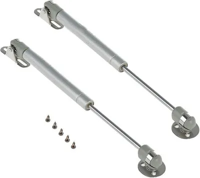 Immagine prodotto di Protezioni anti-gas per cucine - 2 pezzi - Argento - Ammortizzatori e cerniere