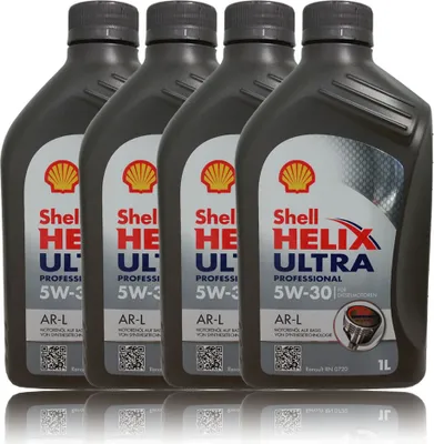 Produktbild von Shell Helix Ultra Professional AR-L 5W-30   4x1 Liter