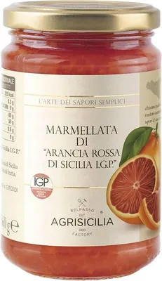 Obrázek produktu pro Agrisicilia Marmellata Arancia Rossa IGP 360 g italská marmeláda z červených pomerančů