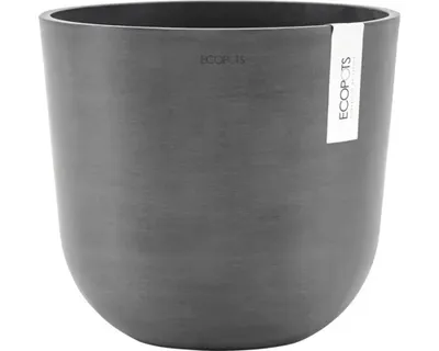 Obrázek produktu pro Květináč Ecopots Oslo plastový Ø 23,1 cm 25 x 25 x 21,4 cm šedý