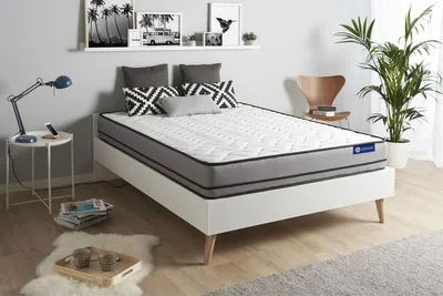 Image de Matelas Actimemo night200x200cm, mousse à mémoire de forme, degré de fermeté 5, hauteur : 20 cm, 3 zones de confort