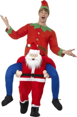 Produktbild von Aufsitz-Kostüm Santa Claus Trag mich Nikolaus