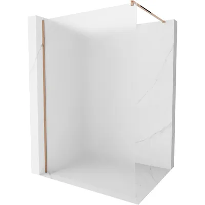 Obrázek produktu pro Mexen Kioto sprchová zástěna 110 x 200 cm, Vzor jinovatky 8 mm, Zlatorůžová - 800-110-101-60-30