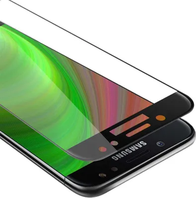 Produktbild von Cadorabo Panzerfolie für Samsung Galaxy J5 PRIME / ON5 2016 Schutzfolie in Schwarz Vollbild Folie Tempered Display