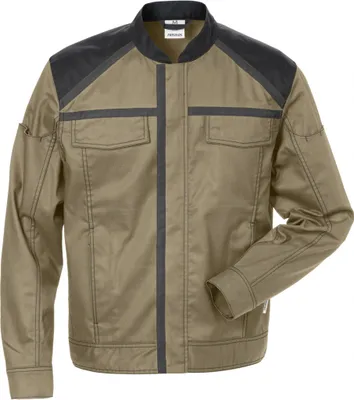 Produktbild von Fristads Jacke 4555 STFP 129481, Farbe:khaki/schwarz, Größe:M