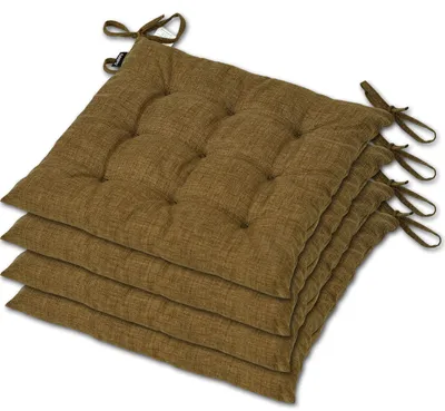 Obrázek produktu pro AMPO polštářek na židli polštářek na židli sada 4 polštářků polštářek na židli 36x36 cm