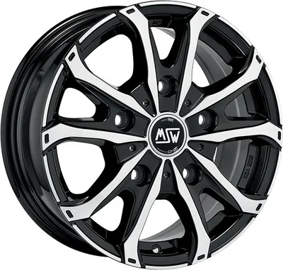 Produktbild von Alufelge Msw Msw 48 Van 7.5X18 5X120 Et 53 Gloss Black Full Polished