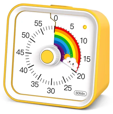 Productafbeelding van Visuele Timer voor Kinderen met Pauzefunctie, 60 Minuten Countdown