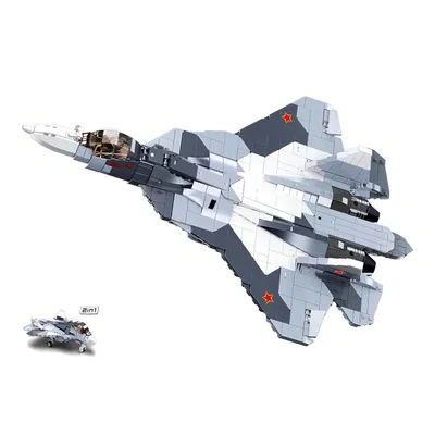 Obrázek produktu pro Sluban Model Bricks M38-B0986 Proudový stíhací letoun Su-57 2 v 1