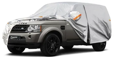 Zdjęcie produktu dla Autoplane, wodoodporny i oddychający, pasujący do Land Rover Discovery III/IV/V (2004-2025), kolor srebrny