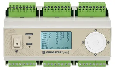 Immagine prodotto di Euroster UNI 3 - Regolazione del riscaldamento per 3 circuiti di riscaldamento, acqua calda sanitaria, con compensazione delle condizioni atmosferiche #1 senza custodia a parete