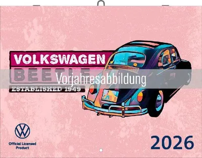 Produktbild von VW Broschürenkalender Illustrationen 2027