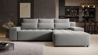 Obrázek produktu pro Elegantní sedací souprava EDITA - šedá